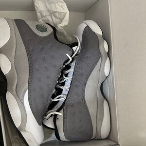 Men's Gray and White Sneakers